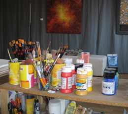 Stage de peinture, Pots de peinture